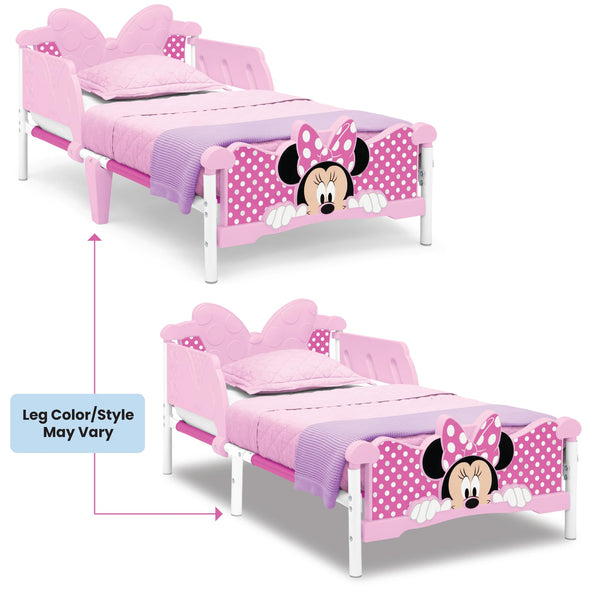3D Character Toddler Bed with Guardrails