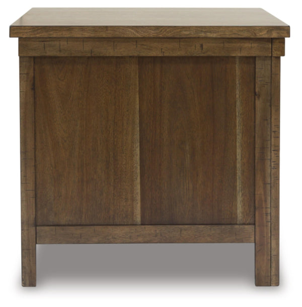 Farmhouse End Table with Cabinet Doors