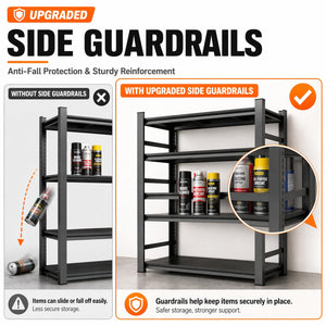 Heavy Duty 5-Tier Metal Storage Shelving Unit