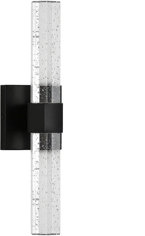 LED Crystal Bubble Glass Wall Sconce – Indoor Vanity Light Fixture