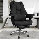 Big and Tall Ergonomic Reclining Office Chair with Footrest – 400 lb Capacity