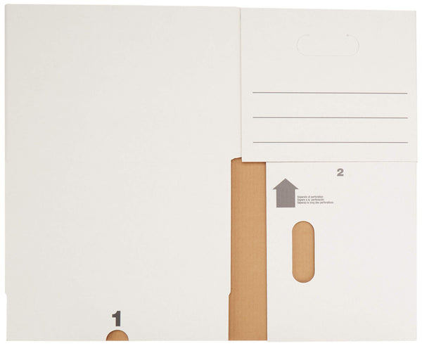 Corrugated Cardboard Filing Boxes with Lift-Off Lid