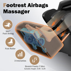 Zero Gravity SL-Track Shiatsu Massage Recliner Chair