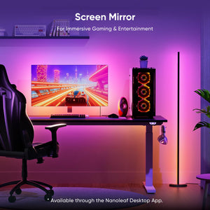 Smart LED Floor Lamp – RGB Color Changing, Music Sync, Voice Control