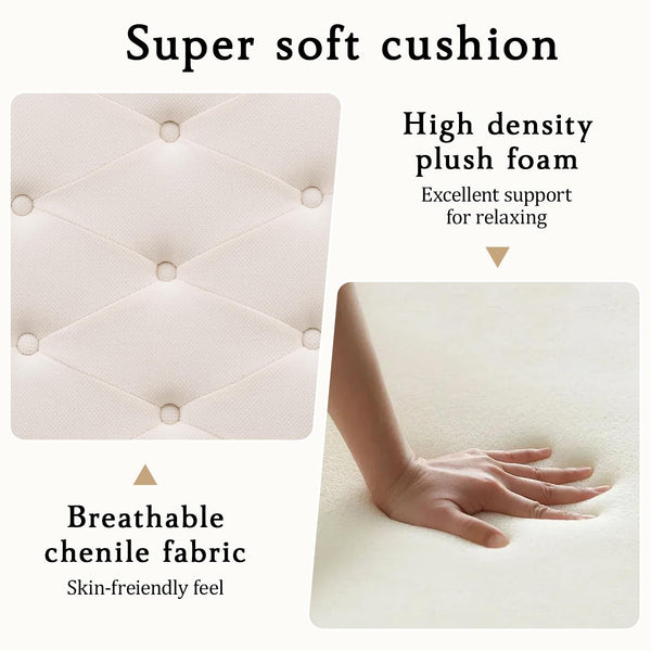 Storage Ottoman Bench with Lid – Tufted Velvet Footrest & Bedroom Chest