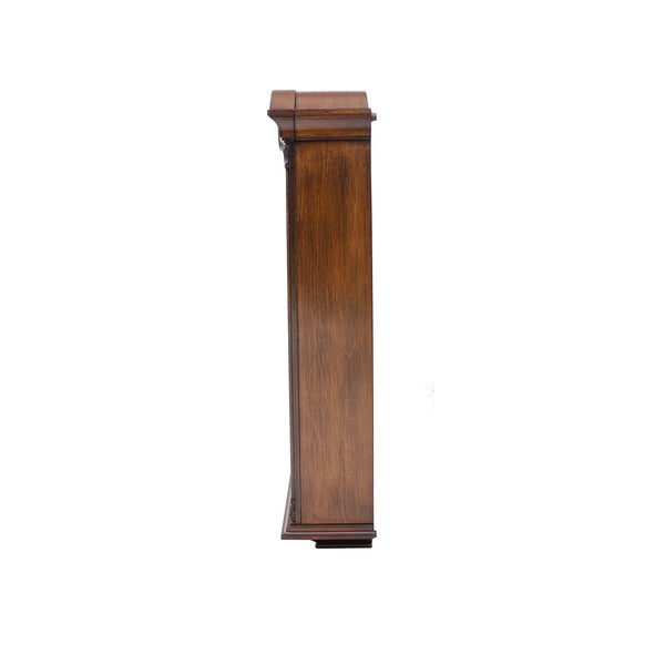 Gold Tone Arched Pendulum Wall Clock with Dual Chimes