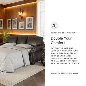Queen Sofa Sleeper with Memory Foam Mattress
