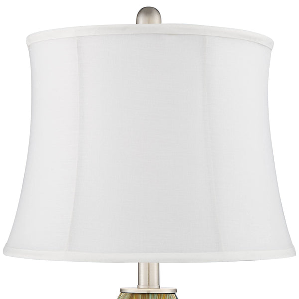 Modern Art Glass Table Lamps, Set of 2 – 26.75" High