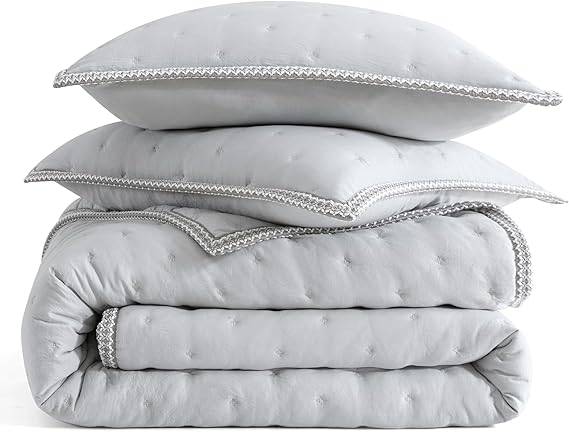 Devon Braid Quilt Set – Plush Quilted Bedding with Shams