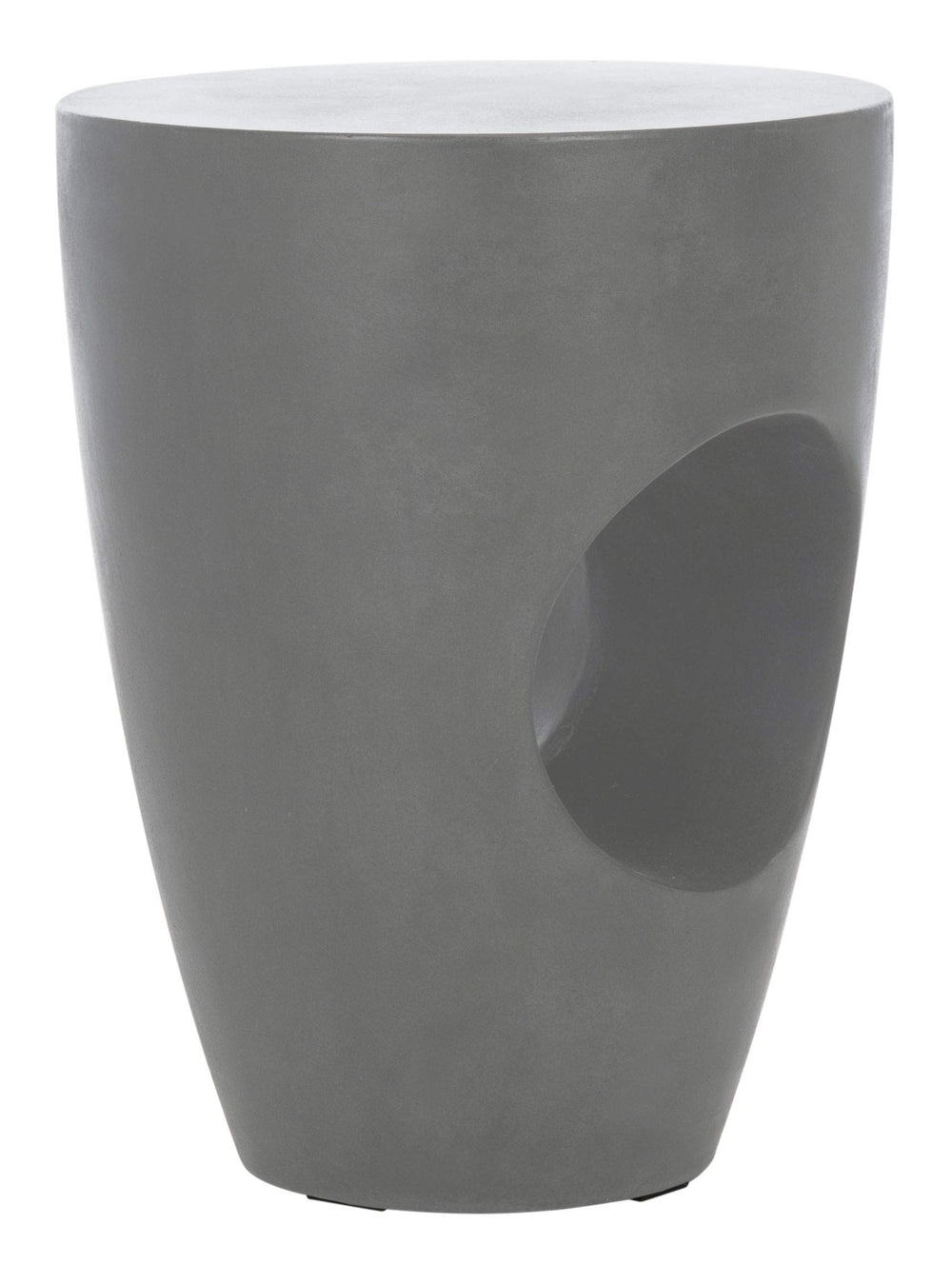 Round Concrete Outdoor Accent Table