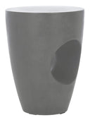 Round Concrete Outdoor Accent Table