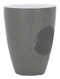 Round Concrete Outdoor Accent Table