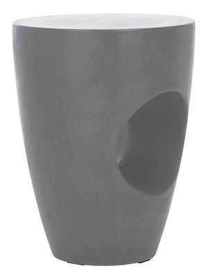 Round Concrete Outdoor Accent Table