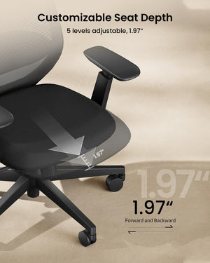 Ergonomic High-Back Mesh Office Chair with Lumbar Support
