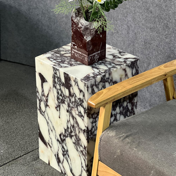 Marble Side Table – Square End Table