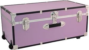 30-Inch Wheeled Storage Trunk with Lock