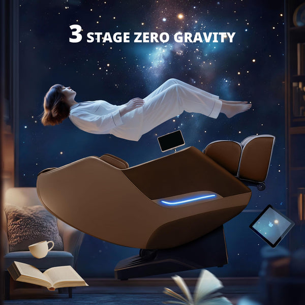 3D Full Body Massage Chair with Zero Gravity & SL Track