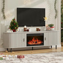 70.8" Fireplace TV Stand with 23" Electric Fireplace