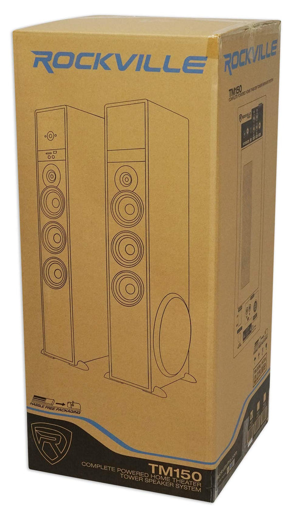 Home Theater Tower Speaker System with Subwoofers & Bluetooth