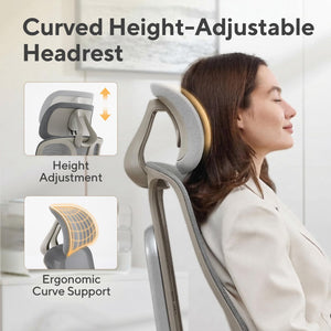 Ergonomic Mesh High-Back Office Chair with 3D Armrests