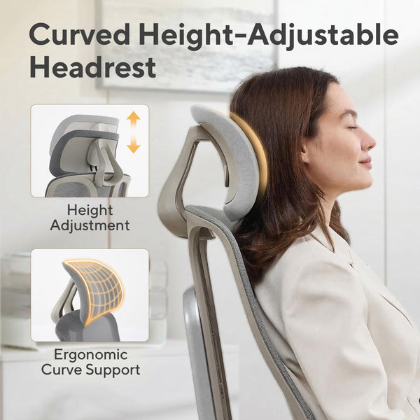 Ergonomic Mesh High-Back Office Chair with 3D Armrests