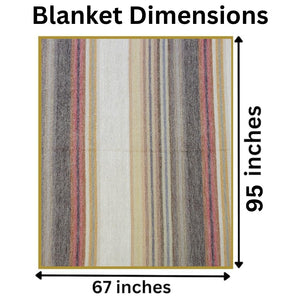 Alpaca Wool Throw Blanket – Soft, Lightweight & Hypoallergenic