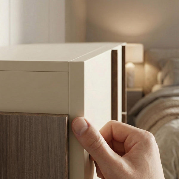 3-Piece Bedroom Set – 6-Drawer Dresser & 2 Charging Nightstands