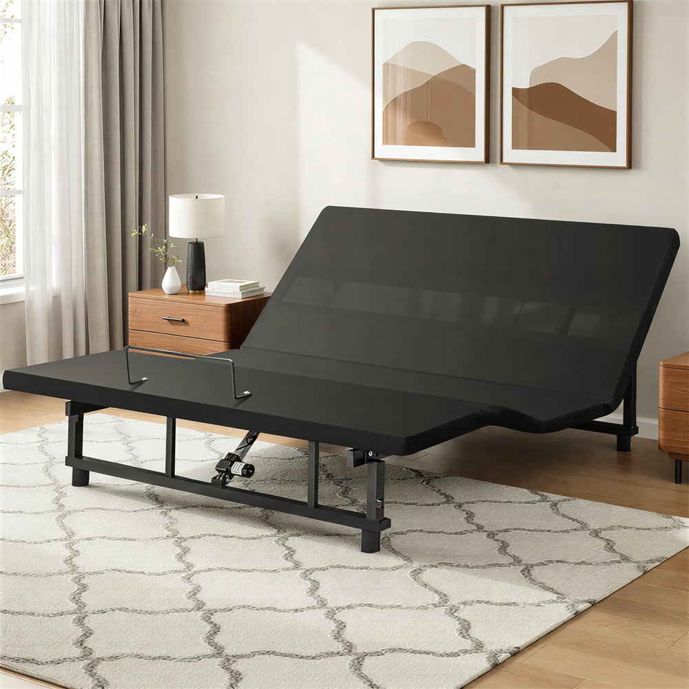King Adjustable Bed Base Frame – Zero Gravity, Anti-Snore, Heavy-Duty Steel