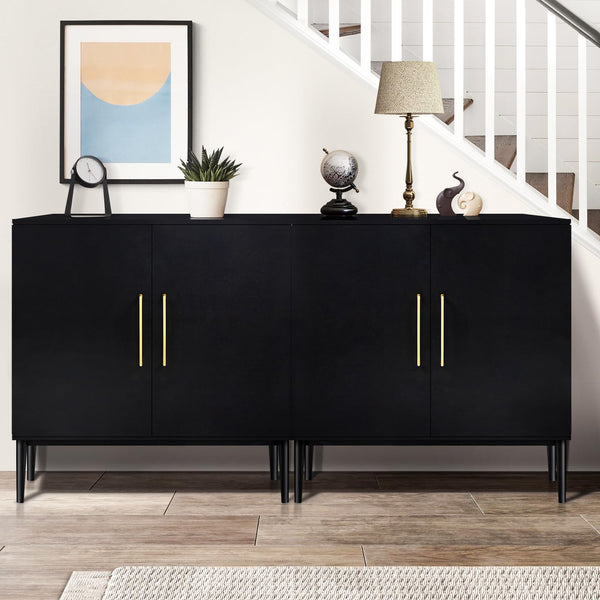 Wood Storage Cabinet with Doors