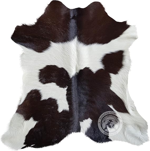 Genuine Cowhide Area Rug – 3 x 3 ft