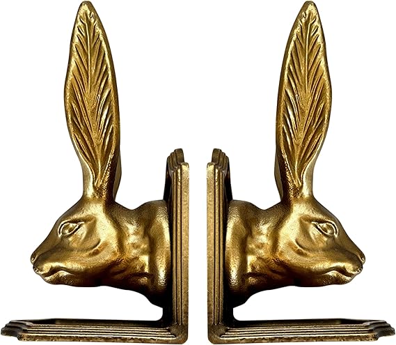 Decorative Iron Bookend Set of 2