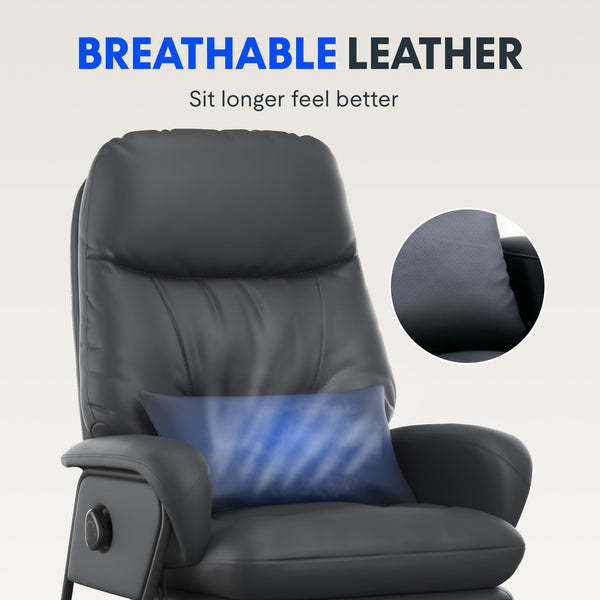 Reclining Chaise Lounge Chair with Footrest & Lumbar Support