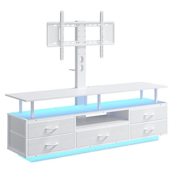 TV Stand with Mount & LED Lights