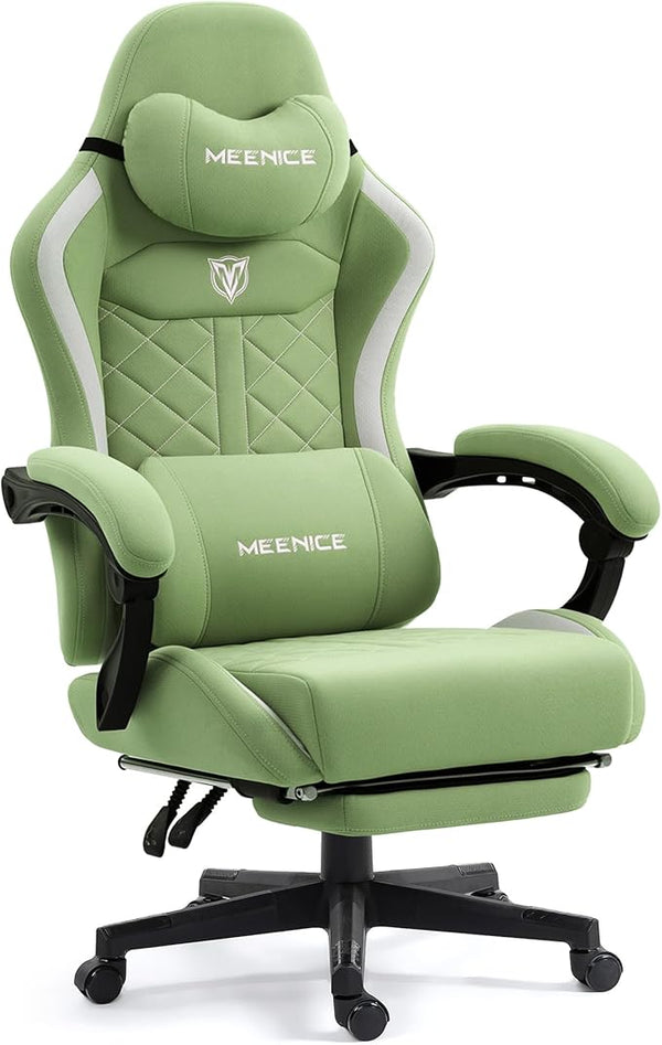 Big & Tall Gaming Chair with Pocket Spring & Massage Lumbar