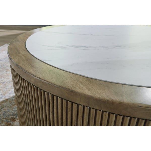Contemporary Coffee Table with Casters