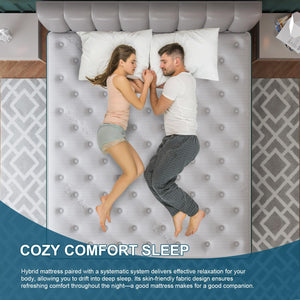 Hybrid Pocket Spring Mattress with Gel Memory Foam