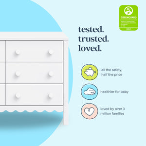 Scallop 6-Drawer Dresser