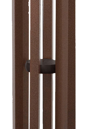 65" Large Bronze Wind Chime – Powder-Coated Aluminum Tubes