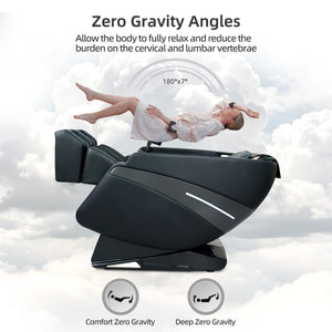 4D Massage Chair Full Body Zero Gravity Recliner with Heat & SL Track