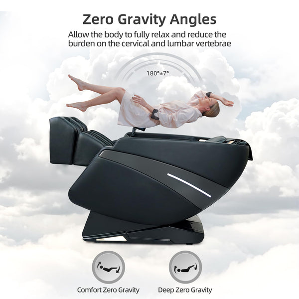 4D Massage Chair Full Body Zero Gravity Recliner with Heat & SL Track