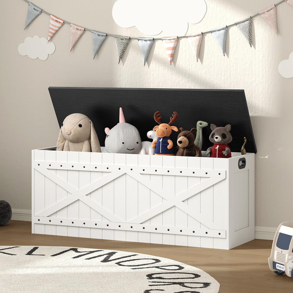 Extra Large Storage Chest with Safety Hinges & Rivets