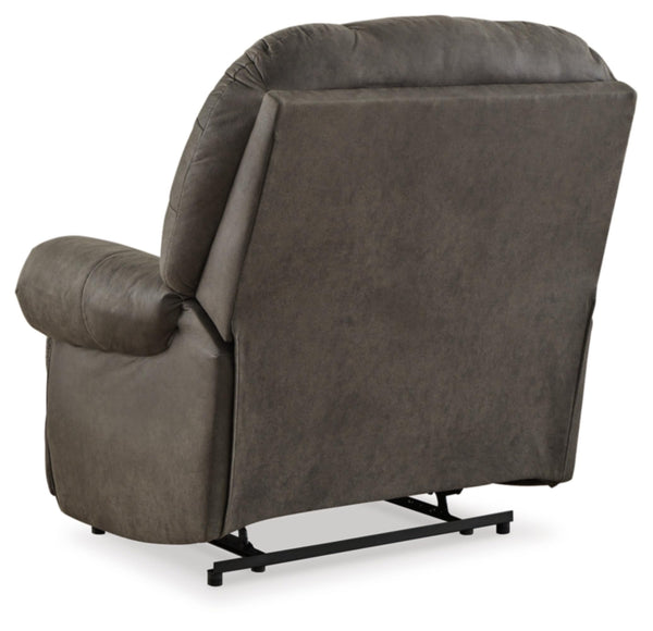 Large Zero Wall Recliner Chair – Grey Faux Leather