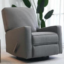 Swivel Glider Rocker Recliner Chair with High Back & Deep Seat