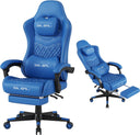Ergonomic Gaming Chair with Retractable Footrest & Lumbar Support – 400 lb Capacity
