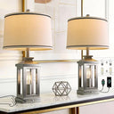 Dimmable Touch Table Lamp with USB Ports & Night Light
