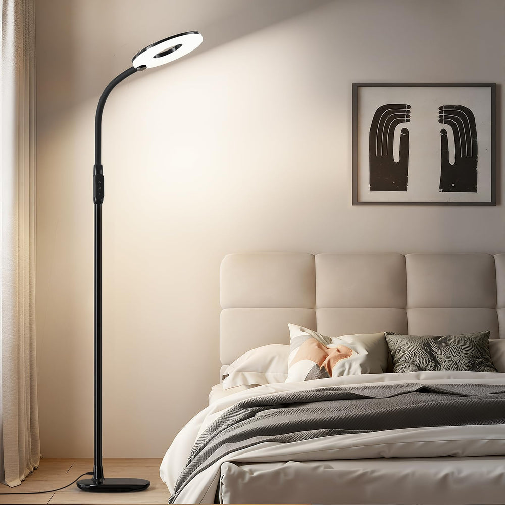 LED Floor Lamp 70-Inch Gooseneck Touch Control Dimmable