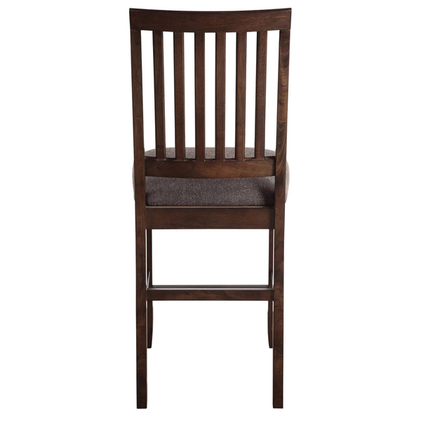7-Piece Counter Height Dining Table Set with 6 Upholstered Chairs