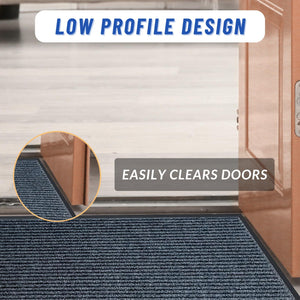 Heavy-Duty Indoor Outdoor Door Mat with Anti-Slip PVC Backing
