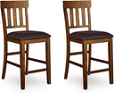 Upholstered Counter Height Bar Stool Set of 2