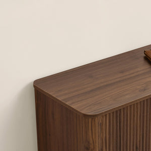 TV Stand for 80 Inch TV with Storage, Drawers & Adjustable Shelves